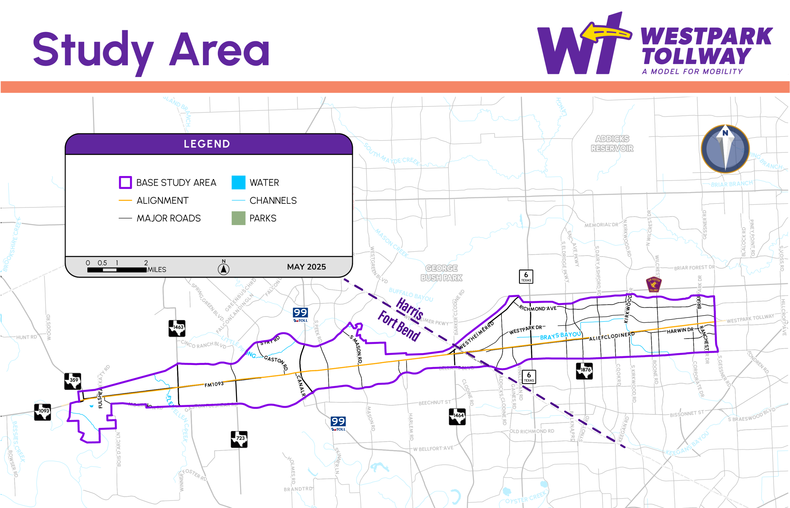 Westpark Updated Study Area Map WEB 09-25 Study Area Map